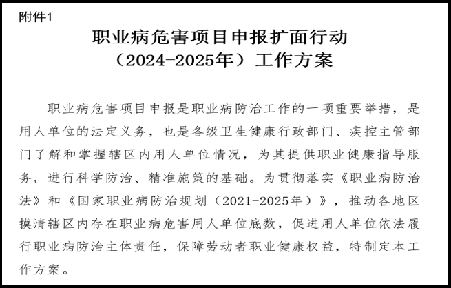 各企業(yè)注意！職業(yè)病危害項(xiàng)目申報(bào)擴(kuò)面行動(dòng)全面啟動(dòng)，未落實(shí)將面臨處罰